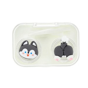 Unique Bargains Contact Lens Case Contact Lens Container Contact Lens Carrier 2.36"x1.65"x1.1" 1 Set - 1 of 4