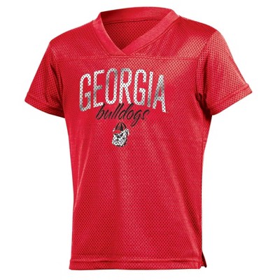 Ncaa Georgia Bulldogs Girls' Mesh T-shirt Jersey - Xs: Uga Kids ...