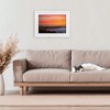 Stupell Industries Orange Sunset over Shoreline Framed Print Under Glass - 3 of 4