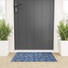 Cynthia Haller Classic blue and gold paisley Looped Vinyl Welcome Mat - Society6 - 2 of 4