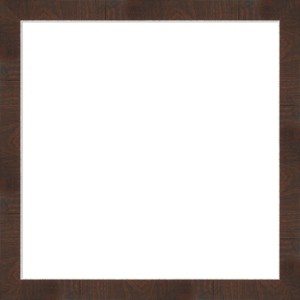 Amanti Art Wildwood Brown Narrow Framed Magnetic Dry Erase Board - 1 of 4
