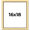 PosterPalooza | Simple Gold Picture Frame - UV Acrylic, Foam Board Backing, Hanging Hardware - 2 of 4