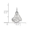 Black Bow Jewelry Sterling Silver East Carolina Pirates NCAA Extra Small Pendant - 2 of 3
