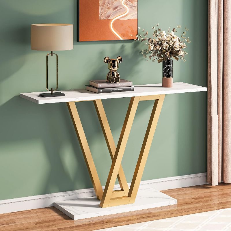 Tribesigns Hallway Console Table, Narrow Sofa Table, 2 of 7