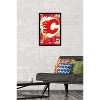 Trends International NHL Calgary Flames - Maximalist Logo 23 Framed Wall Poster Prints - 2 of 4