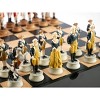 WorldWise Imports Chess Set - American Revolution Resin Chessmen on Black/Maple Chest - 2 of 4