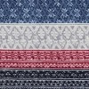 50"x70" Oversized Fair Isle Faux Shearling Reversible Throw Blanket Blue - Eddie Bauer - image 4 of 4