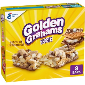 Golden Grahams S'mores Chocolate Marshmallow Bars - 8ct - 1 of 4