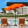 Zimmerman 7.5 Ft Square Market Umbrella W/ White Trim - PAT8400 - Safavieh - 2 of 3