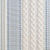 Gracie Mills Modesto Chenille Striped Cotton Printed Shower Curtain - 4 of 4