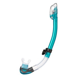 TUSA SP0101 Hyperdry Elite II Snorkel - Dry Top, High Flow Purge, Comfort Swivel, Ortho Mouthpiece - 1 of 4