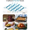 Itopfox 2-Piece Stainless Steel Trivet Set, Stretchable Heat-Resistant Mats for Hot Pots & Pans, Two-Tone Blue Design, Protects Countertops & Tables - 2 of 4