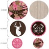 Big Dot of Happiness Pink Gone Hunting - Deer Hunting Girl Camo Baby Shower Birthday Party Giant Circle Confetti - Party Décor - Large Confetti 27 Ct - 2 of 4