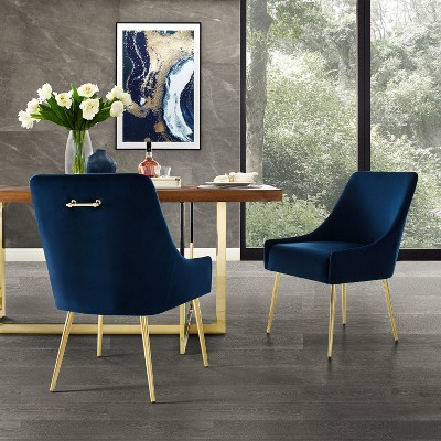 Inspired Home Christine Armless Dining Chair (set of 2)
