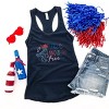 Simply Sage Market The Land Of The Free Coquette Racerback Tank - 2 of 3
