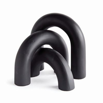 Plum & Post Arco Sculptures Decorative Objects Set of 3