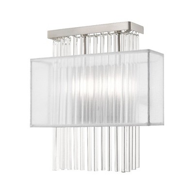 Livex Lighting Alexis 2 - Light Wall Light in  Brushed Nickel