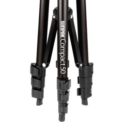 Sunpak TravelMate 50/B 50 Tripod for Cameras Smartphones and GoPro - Black
