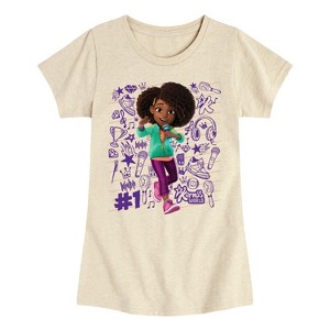 Girls' - Karma's World - Notebook Fitted Short Sleeve Graphic T-Shirt - 1 of 3