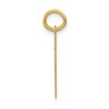 Black Bow Jewelry 14k Yellow Gold, Athletic Collection, Small Polished Number 47 Pendant - 2 of 4