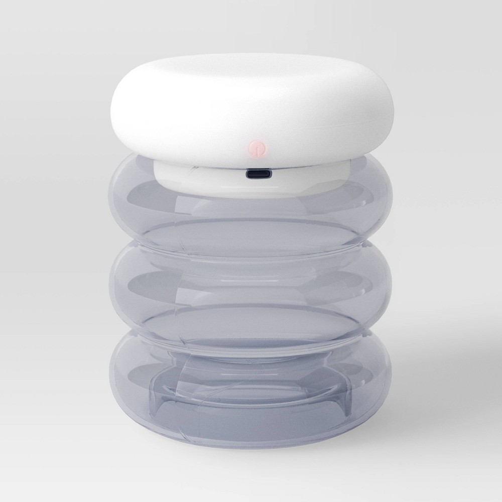 Portable Cordless Storage Novelty Table Lamp with Rechargeable Battery Clear - Room Essentials™