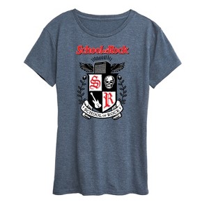 Women's - School of Rock - School Crest Short Sleeve Graphic T-Shirt - 1 of 4