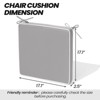 Crestlive Products Outdoor Chair Cushions Set of 2 Fade Resistant - 2 of 4