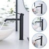Kumasinova Bathroom Faucet,Waterfall Single Handle Vanity Faucet,1-Hole Deck Mount Bathroom Sink Faucet with Stainless Steel Construction - 2 of 4