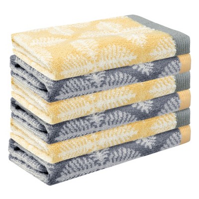 Unique Bargains Cotton Highly Absorbent Lightweight Washcloth 13" x 13"