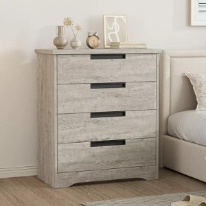 Jojoka 4 Drawer Dresser for Bedroom,Chest of Drawers with Embedded Handles Design for Living Room - 1 of 4