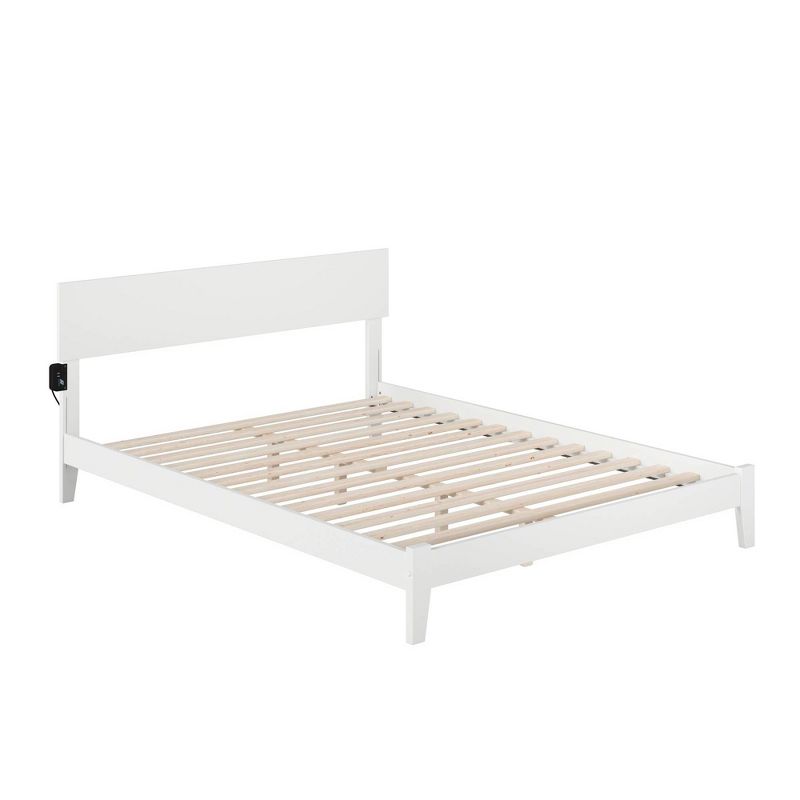 King Orlando Platform Bed White - AFI, 6 of 10