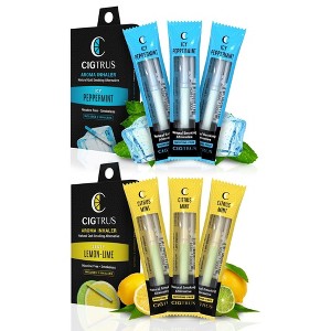Cigtrus Oral Fixation Flavored Air Inhaler, Natural Habit Replacement, Stress Relief, 6 Pack - 1 of 4