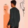 TATT 21 Men's Halloween Long Sleeves Pumpkin Printed Christmas Halloween Pullover Sweatshirt - 3 of 4