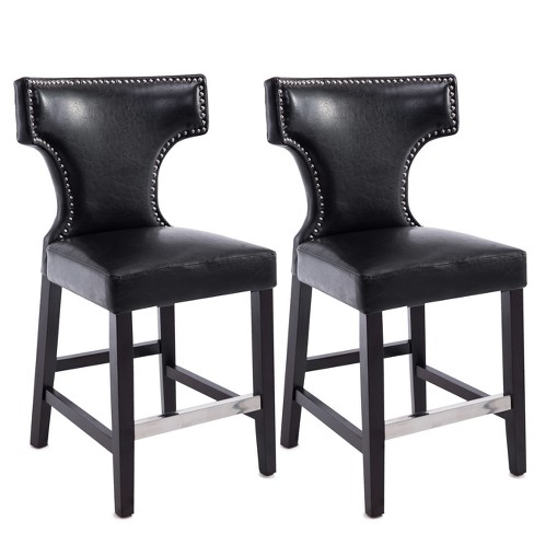 Corliving antonio height barstool bonded deals leather