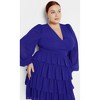 Women's Plus Size Kailey Dress - cobalt | CITY CHIC - 3 of 4