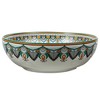 16" Round Artistic Ceramic Vessel Sink – Glossy Above-Counter Basin with Hand-Inspired Printed Pattern - 4 of 4