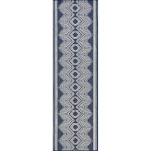 nuLOOM Rayna Geometric Stain Resistant High Traffic Outdoor Area Rug - 1 of 4