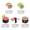 Big Dot of Happiness Let's Roll - Sushi - DIY Shaped Japanese Party Cut-Outs - 24 Count - 2 of 4