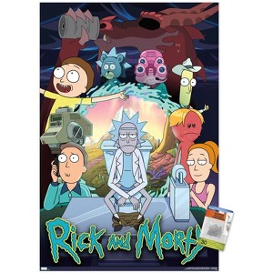 Trends International Rick And Morty - Season 4 Group Unframed Wall Poster Prints - 1 of 4