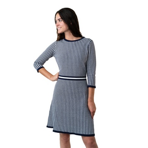 womens houndstooth dress