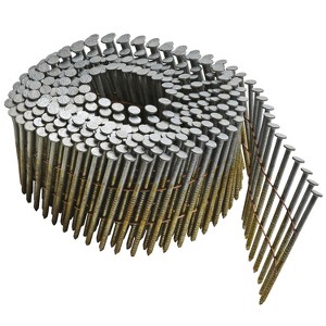 Bostitch 1-3/4 in. L X 11 Ga. Angled Coil Galvanized Siding Nails 15 deg 4200 pk - 1 of 2