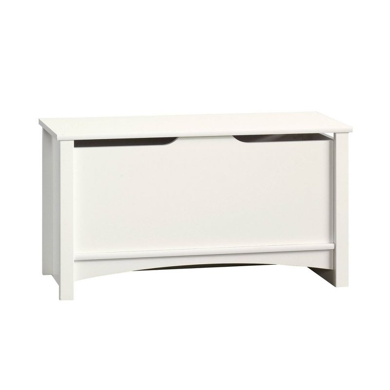 Shoal Creek Storage Chest with Lid Stay Safety - Soft White - Sauder, 3 of 5