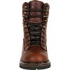 Georgia Boot AMP LT Logger Women's Brown Waterproof Low Heel Logger Boot - 3 of 4