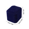 Unique Bargains Luxury Suede Jewelry Ring Box 1 Pc - image 4 of 4