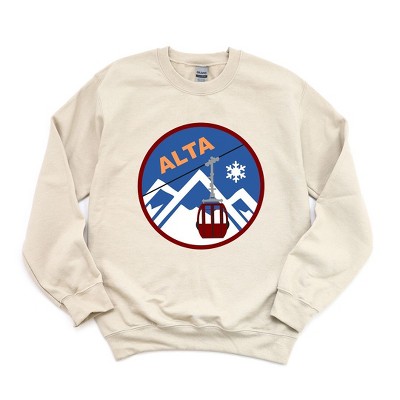 Simply Sage Market Women's Graphic Sweatshirt Alta Ski Resort