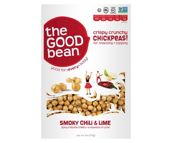 The Good Bean&#174; Smoky Chili & Lime Crispy Crunchy Chickpeas 6 oz