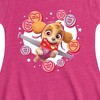 Girls' - Paw Patrol - Skye Conversation Hearts Fit & Flair Cap Sleeve Dress - 2 of 4