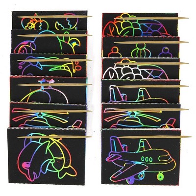 Big Mo's Toys Scratch Art - 20 Pack