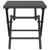 vidaXL Folding Patio Table Anthracite 15 in.x15 in.x15 in. Steel Mesh - 3 of 4