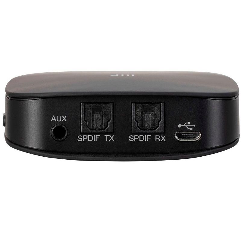 Monoprice Premium Bluetooth 5 Transmitter & Receiver With aptx HD, aptX, aptX Low Latency, AAC, and SBC Codecs And Optical And Aux Inputs, 3 of 7